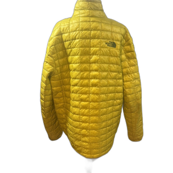 The North Face ThermoBall Insulated Jacket Yellow Men’s XL Puffer Cabincore - Picture 6 of 9
